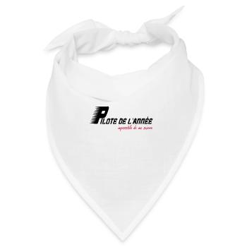 Pilote de l'année impossible de me suivre - Bandana Dreieckstuch - Weiß - Vorne
