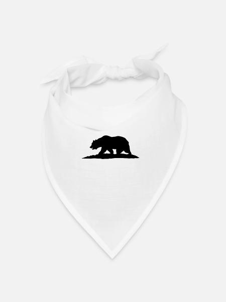 California - Bandana Dreieckstuch - Weiß