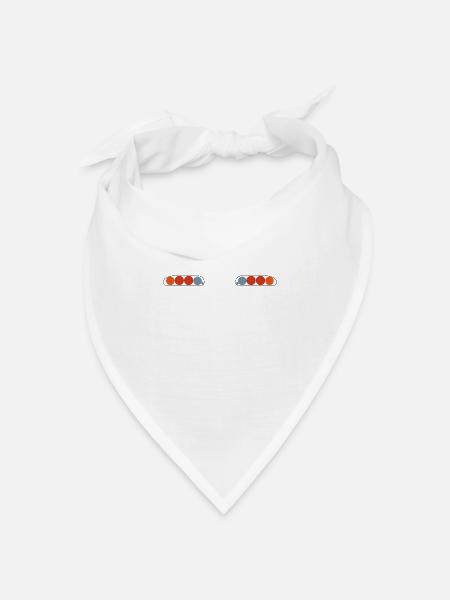JDM Supra eyes | T-shirts JDM - Bandana Dreieckstuch - Weiß