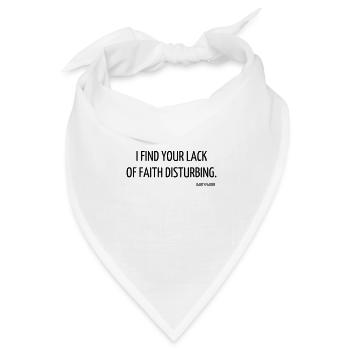 Cinema / Film / Zitat / TV-Serie - Bandana Dreieckstuch - Weiß - Vorne