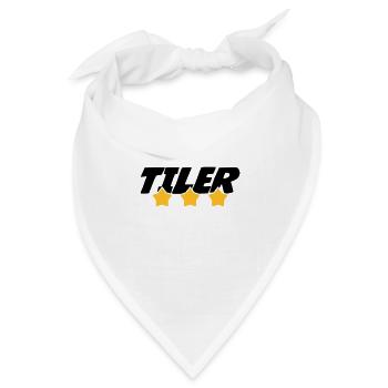 Fliesenleger / Bau / Fliesen / Maurer - Bandana Dreieckstuch - Weiß - Vorne