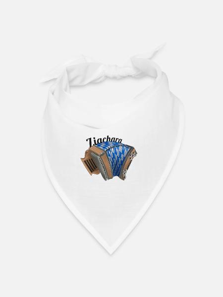 Zichara Bavaria dunkel | ZiachON! - Bandana Dreieckstuch - Weiß
