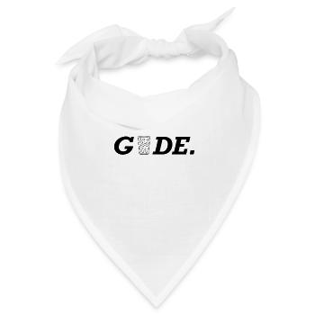 GUDE Schobbeglas - Bandana Dreieckstuch - Weiß - Vorne