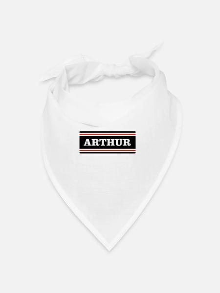 ARTHUR - Bandana Dreieckstuch - Weiß