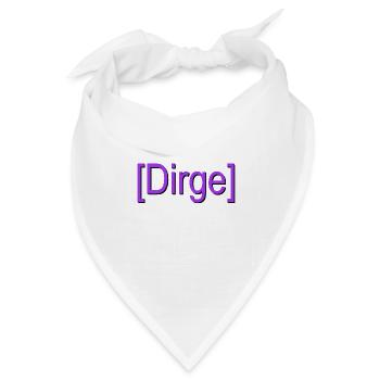 Schriftart und Farbe des Spiel-Chats - Bandana Dreieckstuch - Weiß - Vorne