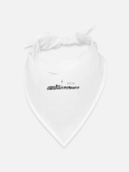 Berlin deutschland techno rave musik party reisen - Bandana Dreieckstuch - Weiß
