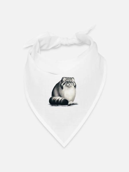 Manul - Bandana Dreieckstuch - Weiß