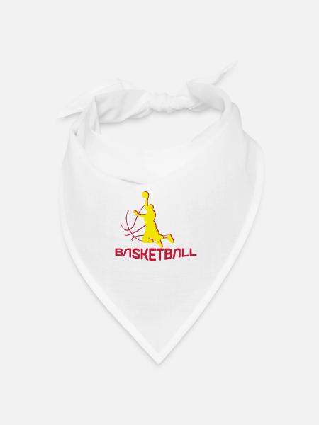 basketball.ai - Bandana Dreieckstuch - Weiß