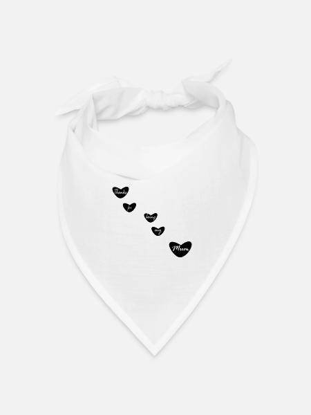 Thanks1 - Bandana Dreieckstuch - Weiß