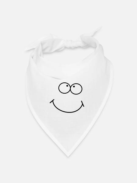 up-Look - Bandana Dreieckstuch - Weiß