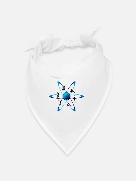 volleyball - Bandana Dreieckstuch - Weiß