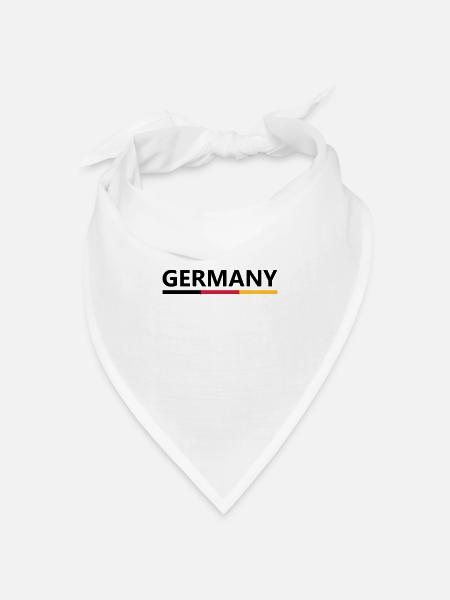 Germany - Bandana Dreieckstuch - Weiß