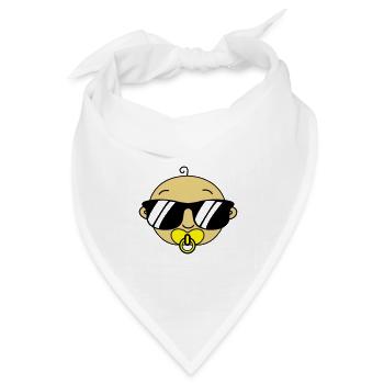 baby - Bandana Dreieckstuch - Weiß - Vorne