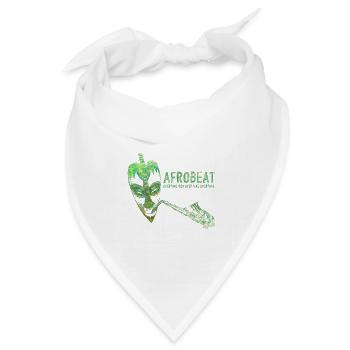 Afrobeat - Bandana Dreieckstuch - Weiß - Vorne