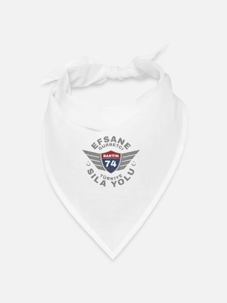 Bartin - Bandana Dreieckstuch - Weiß