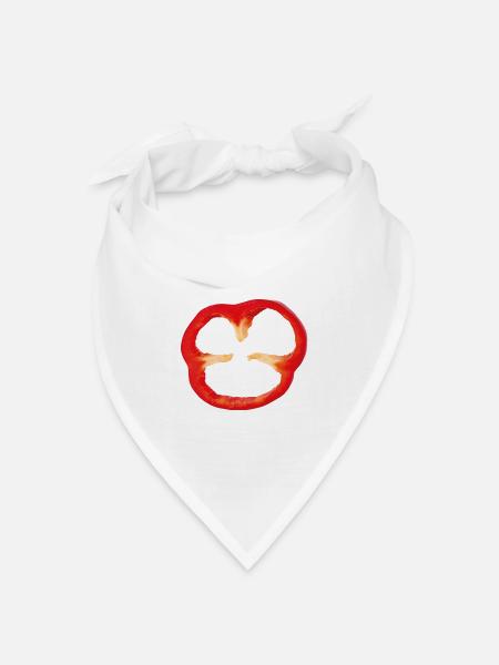 paprika - Bandana Dreieckstuch - Weiß