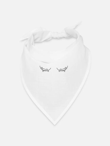 relaxe - Bandana Dreieckstuch - Weiß