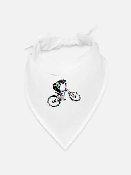 MTB MTB Downhill - Bandana Dreieckstuch - Weiß