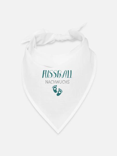 Fußball Nachwuchs - Bandana Dreieckstuch - Weiß