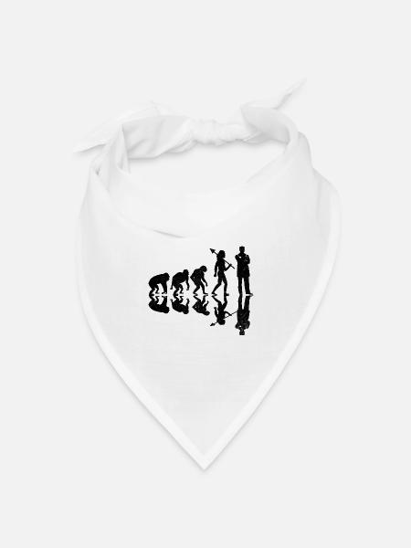 Evolution Chirurg Chirurgie Chirurgischer Arzt Chirurgen - Bandana Dreieckstuch - Weiß