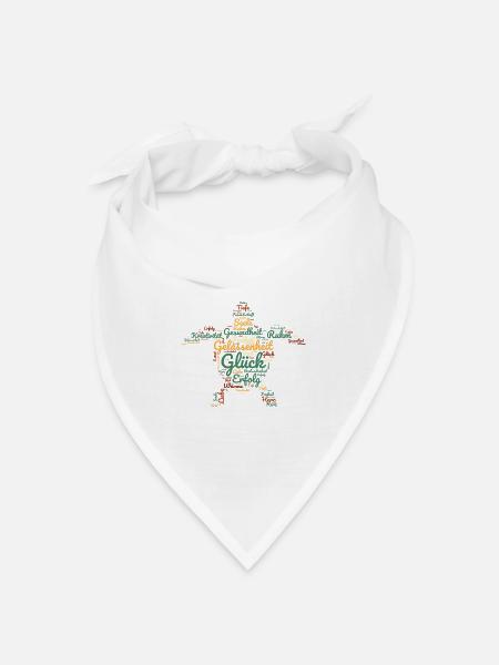 Erfolg Schildkröte Schema Firenze - Bandana Dreieckstuch - Weiß