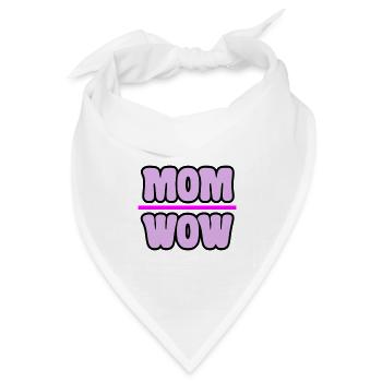 Mama - Bandana Dreieckstuch - Weiß - Vorne
