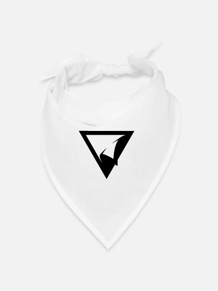TRIANGLE PATCH - Bandana Dreieckstuch - Weiß