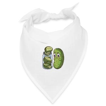 Lustige Geschenkidee für Frau, die gerne kocht - Bandana Dreieckstuch - Weiß - Vorne