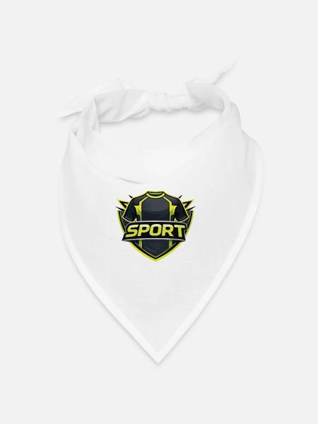 Sport - Bandana Dreieckstuch - Weiß