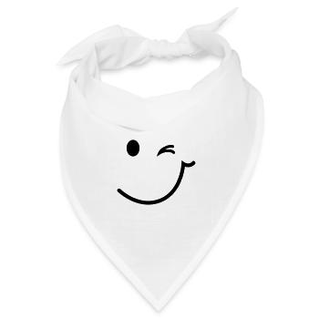 Petzauge - Bandana Dreieckstuch - Weiß - Vorne