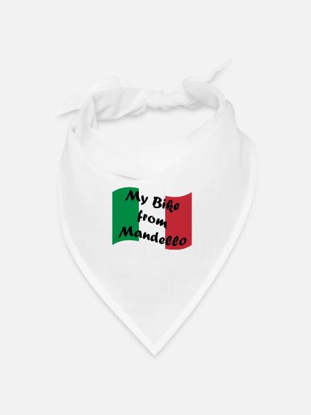 my_bike_from_mandello - Bandana Dreieckstuch - Weiß