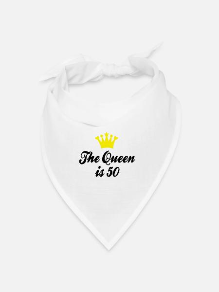 50 - Bandana Dreieckstuch - Weiß