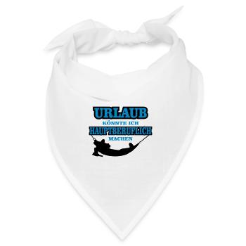 urlaub als beruf weltreise - Bandana Dreieckstuch - Weiß - Vorne