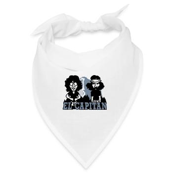 El Capitan Yosemite Valley - Bandana Dreieckstuch - Weiß - Vorne