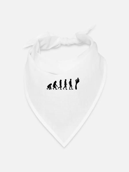 Lauch Evolution - Bandana Dreieckstuch - Weiß
