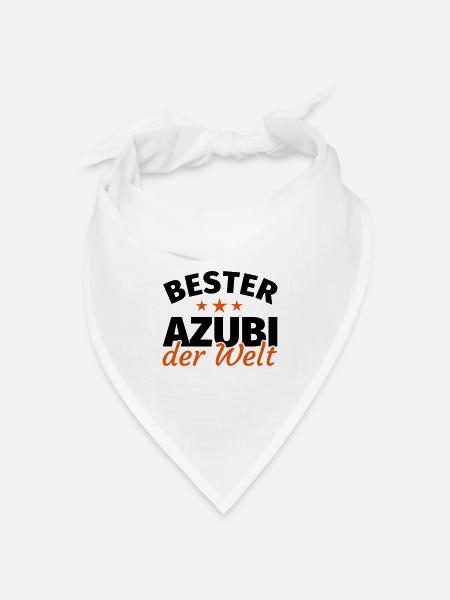 Azubi - Bandana Dreieckstuch - Weiß