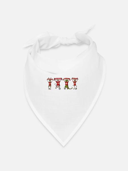 Alle Schweizer Fans - Bandana Dreieckstuch - Weiß