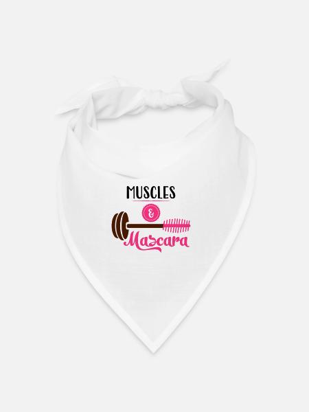 Fitness - Bandana Dreieckstuch - Weiß