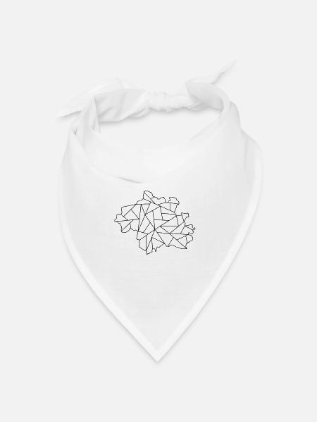 München - Bandana Dreieckstuch - Weiß