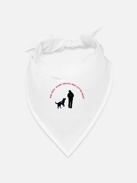 Rettungshund - Bandana Dreieckstuch - Weiß