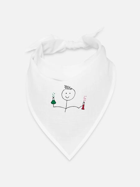 chemieschule - Bandana Dreieckstuch - Weiß