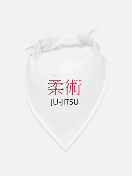 Ju-Jitsu - Bandana Dreieckstuch - Weiß