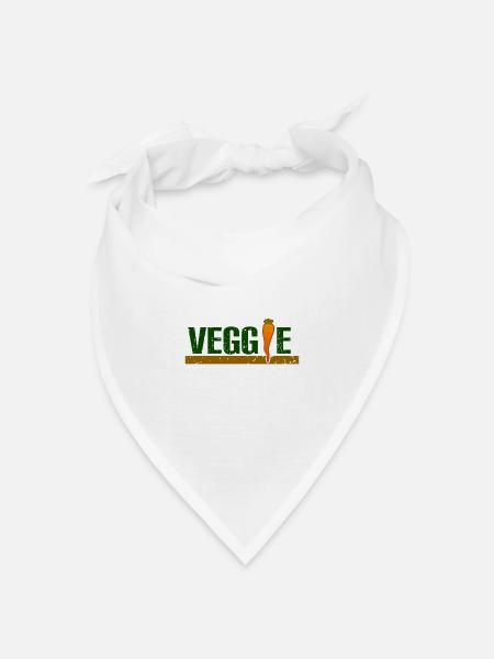 VEGGIE VEGGIE - Bandana Dreieckstuch - Weiß