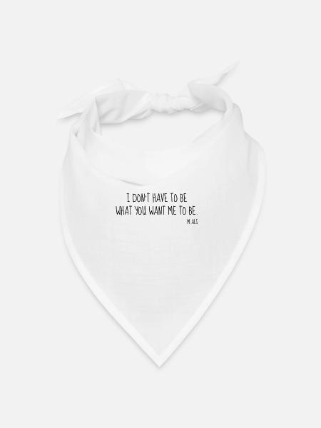 Boxen / Boxer / Boxing / Fight / Ali - Bandana Dreieckstuch - Weiß