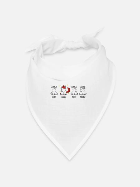Sanitäter - das Einhorn der Berufswelt - Bandana Dreieckstuch - Weiß
