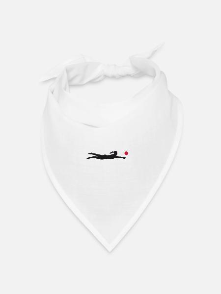 Women beachvolleyball - Bandana Dreieckstuch - Weiß