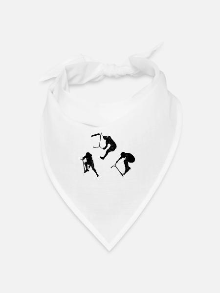 Scooter Tricks - Bandana Dreieckstuch - Weiß