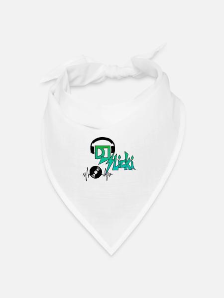 slicki logo - Bandana Dreieckstuch - Weiß