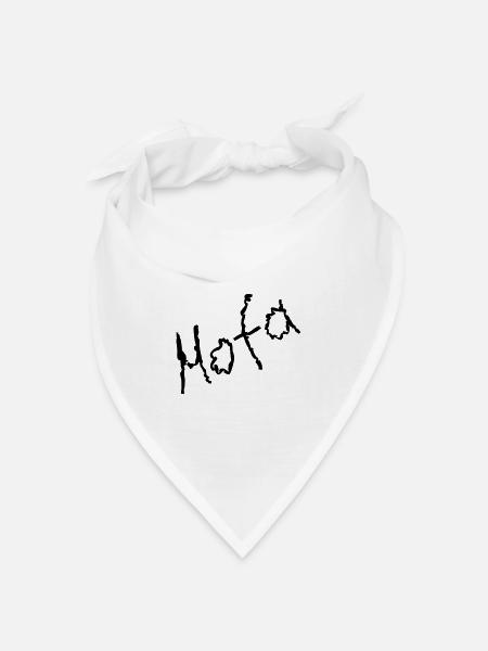 Mofa - Bandana Dreieckstuch - Weiß