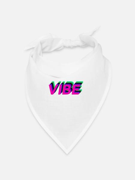 Vibe - Bandana Dreieckstuch - Weiß